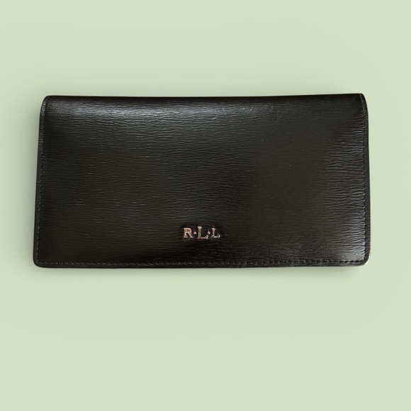 Ralph Lauren Black Leather Cardholder Wallet - Picture 2 of 16